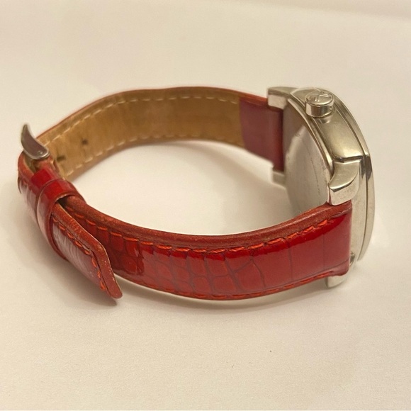 Skagen Womens Chronograph Watch 558SSLP4 Leather Band Rhinestone Trim. - Picture 8 of 10